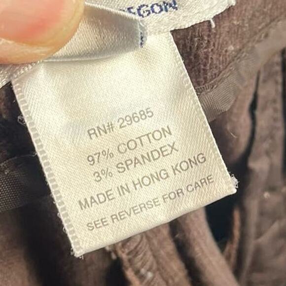 Pendleton Soft Corduroy Straight Leg Work Trouser Pants Women's Size 12 FF-05 - Picture 5 of 10